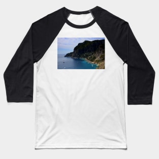 The cliff of Capri Baseball T-Shirt